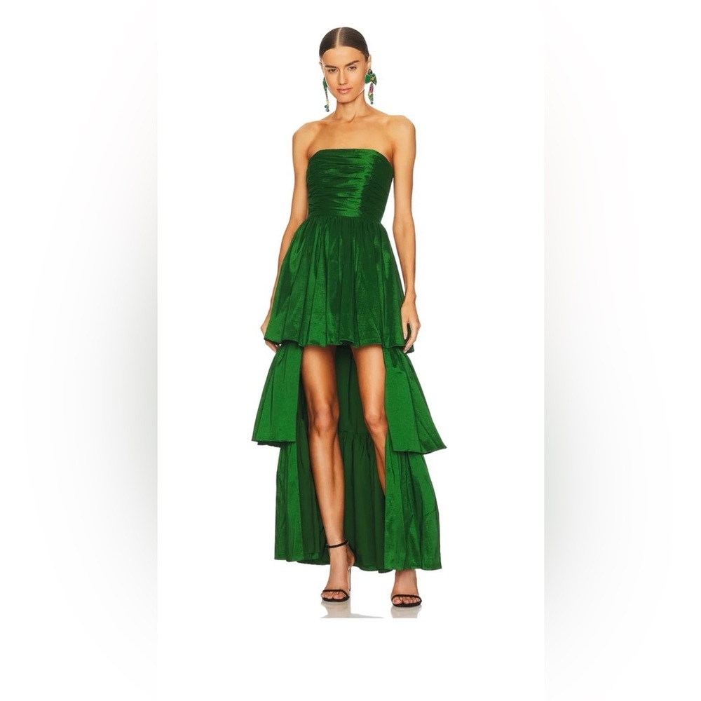 Michie Maxi Dress in Emerald Green